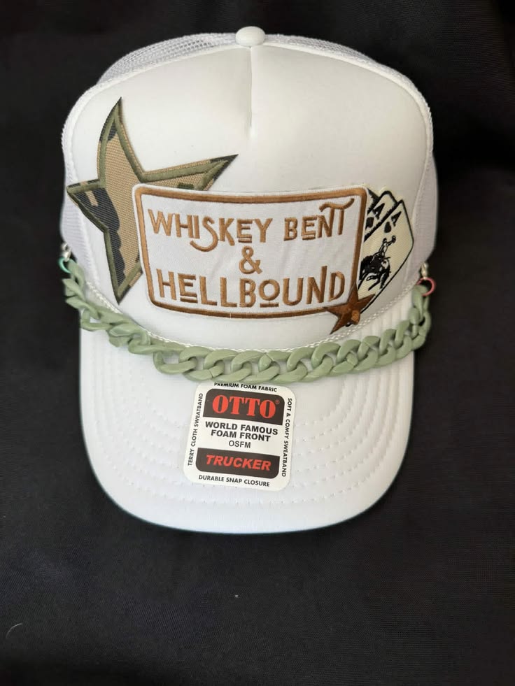 “Whiskey Bent & Hellbound” Western Trucker Hat